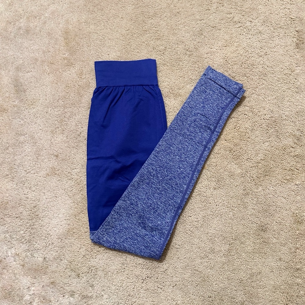 Gymshark Seamless Two-Tone Color Block Leggings - image 6